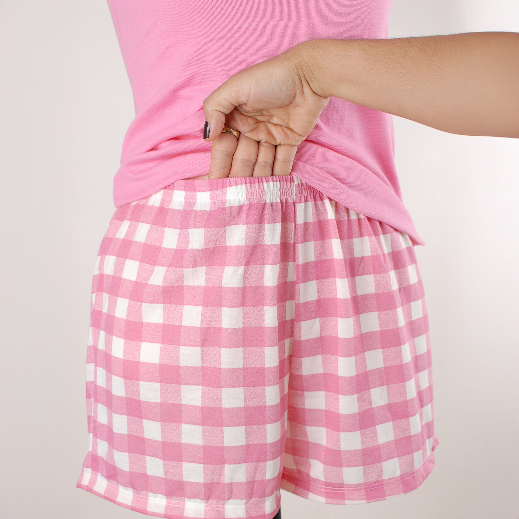 Pijama Feminino Regata Bordado Laço