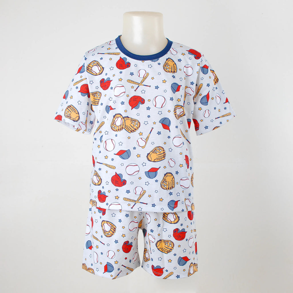 Pijama Camiseta Masc. Infantil - Baseball - 027001
