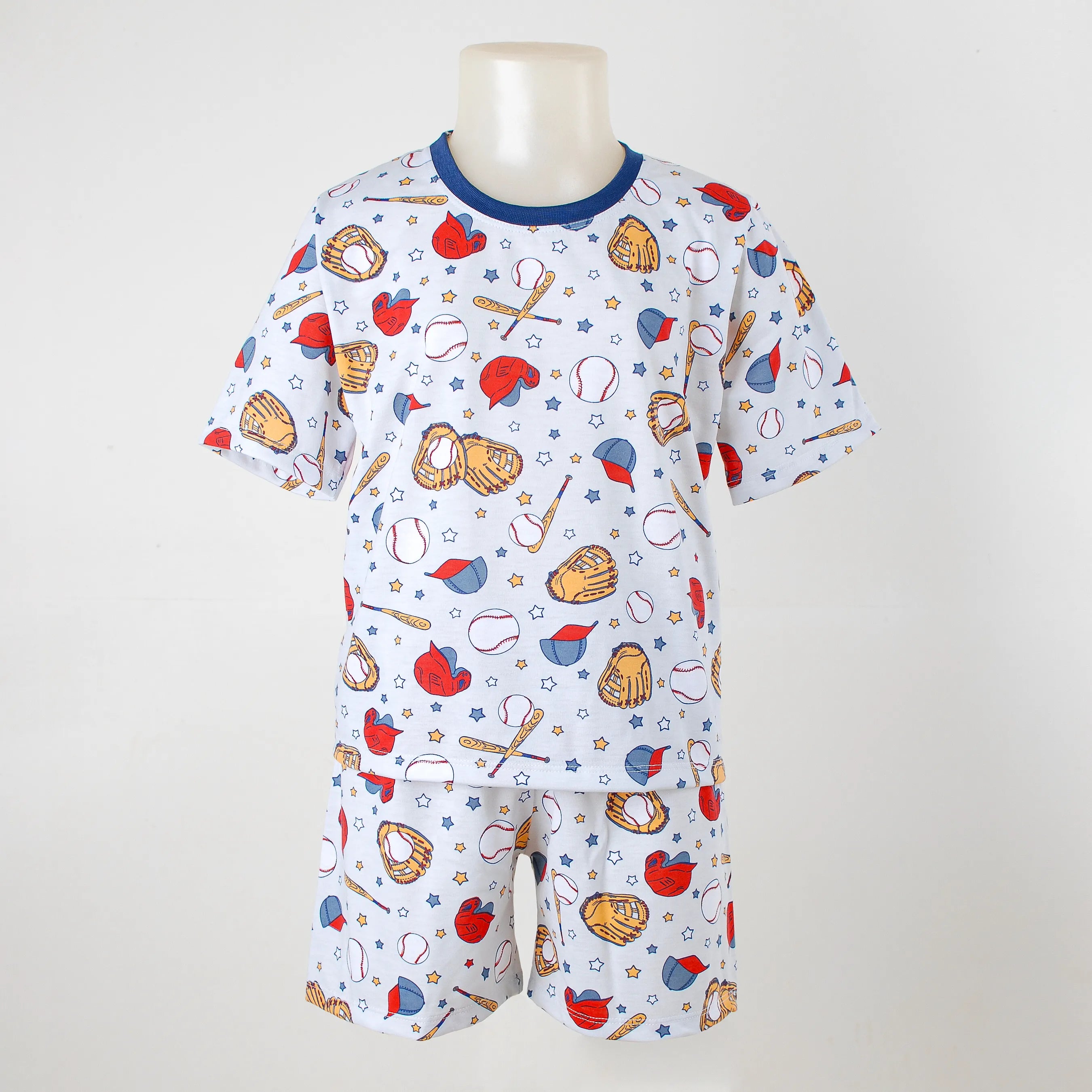Pijama Camiseta Masc. Infantil - Baseball - 027001
