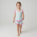 Pijama Regata Feminino Infantil - Estampa Arco-Iris - 023010