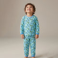 Pijama Longo Masculino Infantil - Estampa Jacaré Jeep - 028017