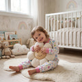 Pijama Longo Feminino Infantil - Estampa Jardim Encantado - 024009