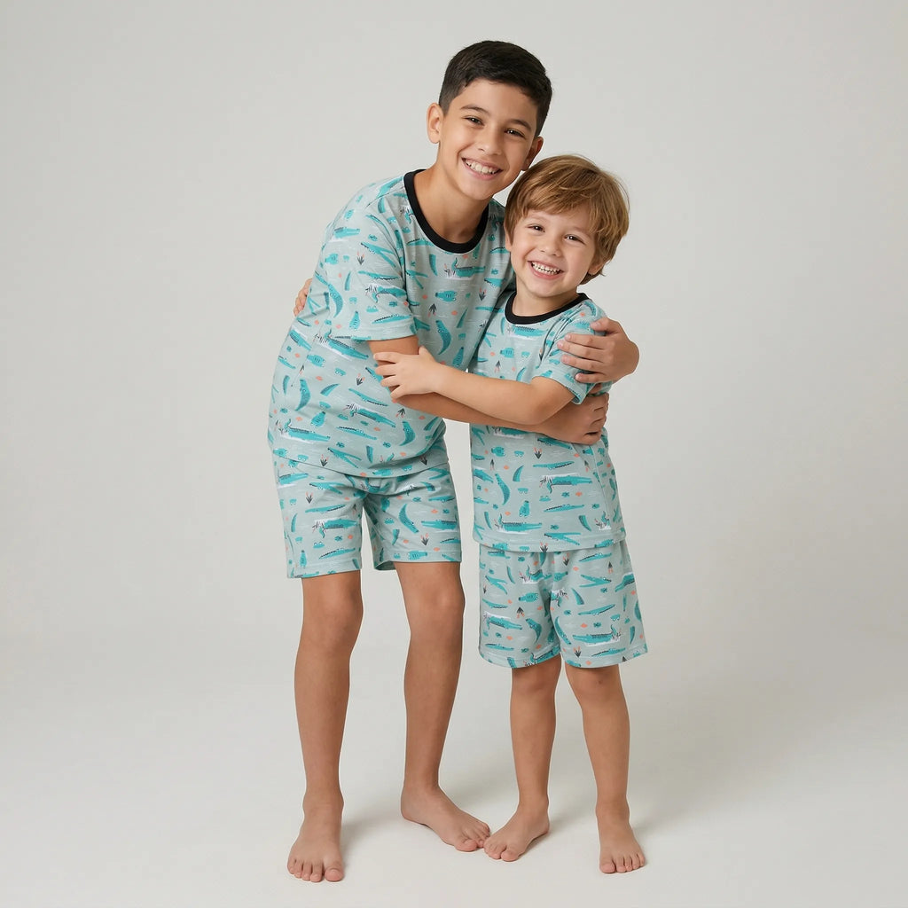 Pijama Camiseta Masc. Infantil - Jacaré - 027006