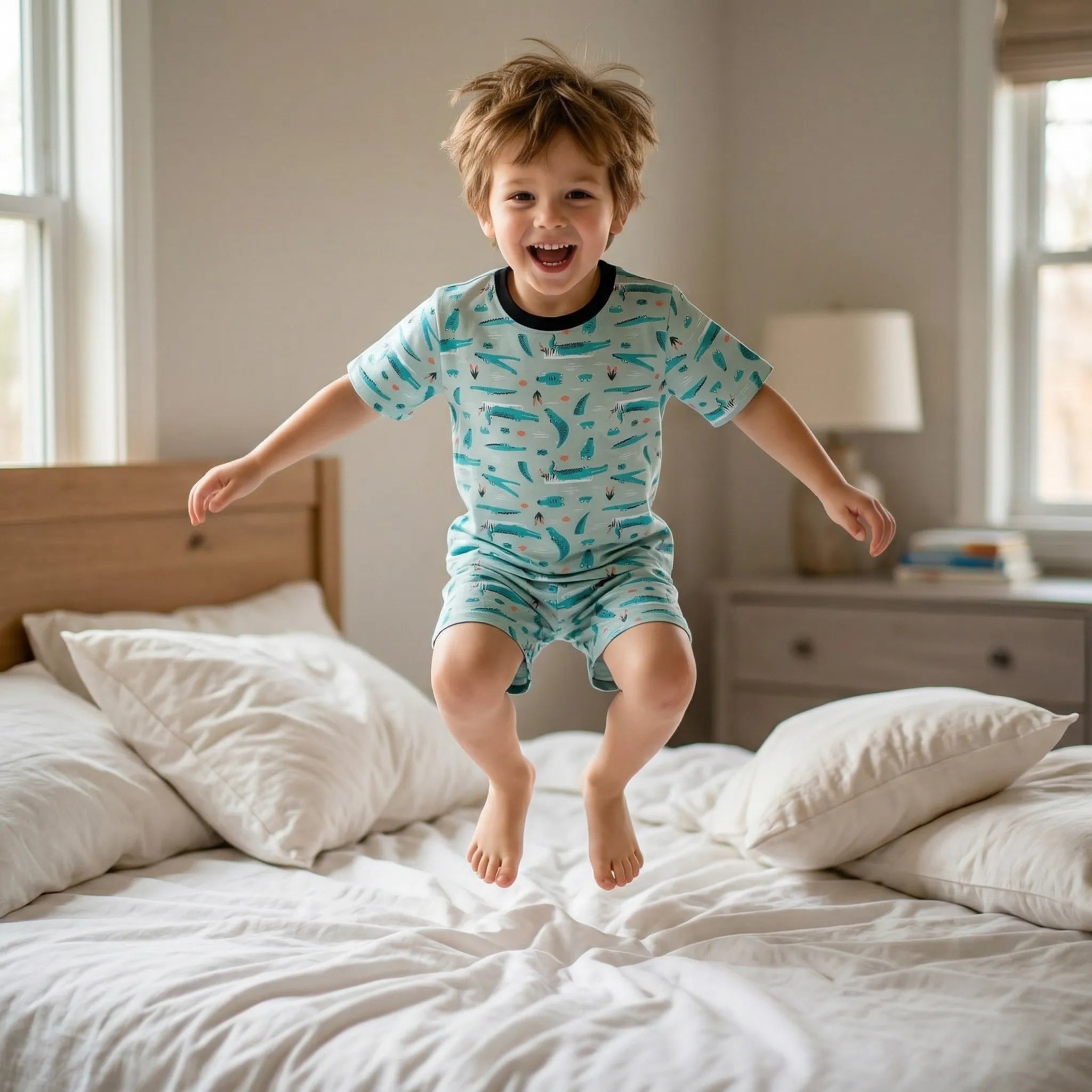 Pijama Camiseta Masc. Infantil - Jacaré - 027006