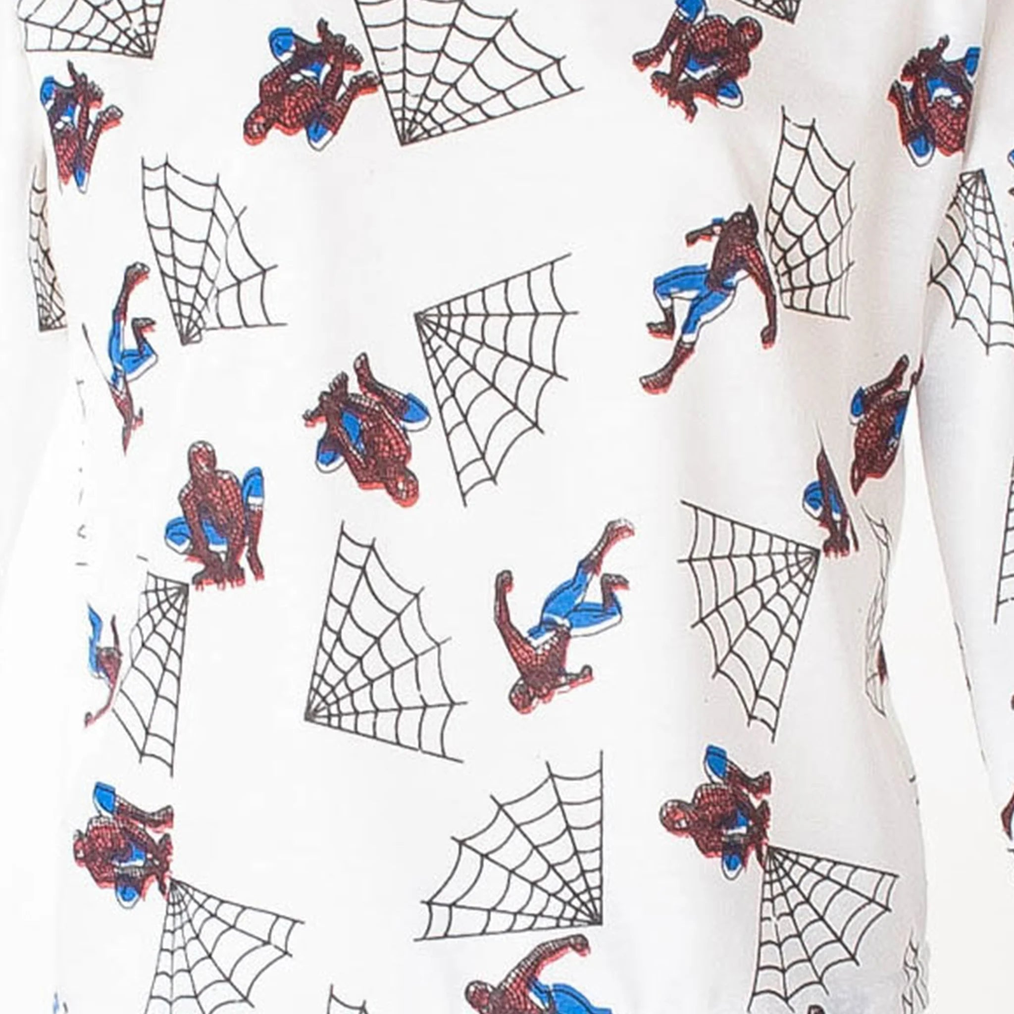 Pijama Longo Masculino Infantil - Estampa Homem-Aranha - 028018