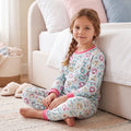 Pijama Longo Feminino Infantil - Estampa Cachorrinho Kawaii - 024006