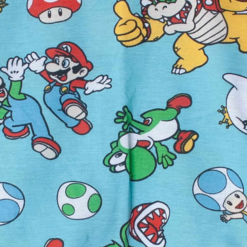 Pijama Longo Masculino Infantil - Estampa Mario Bros - 028012