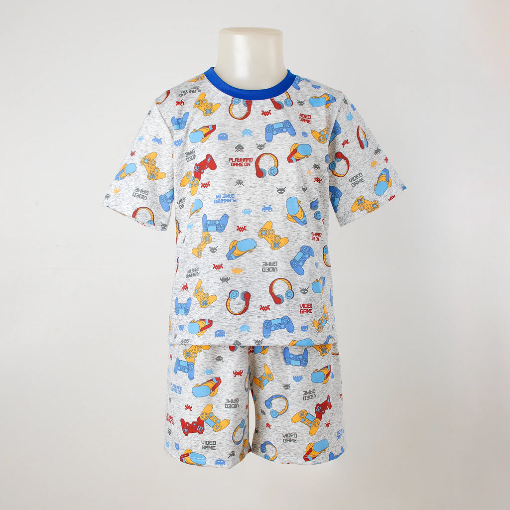 Pijama Camiseta Masc. Infantil - Video Game - 027003