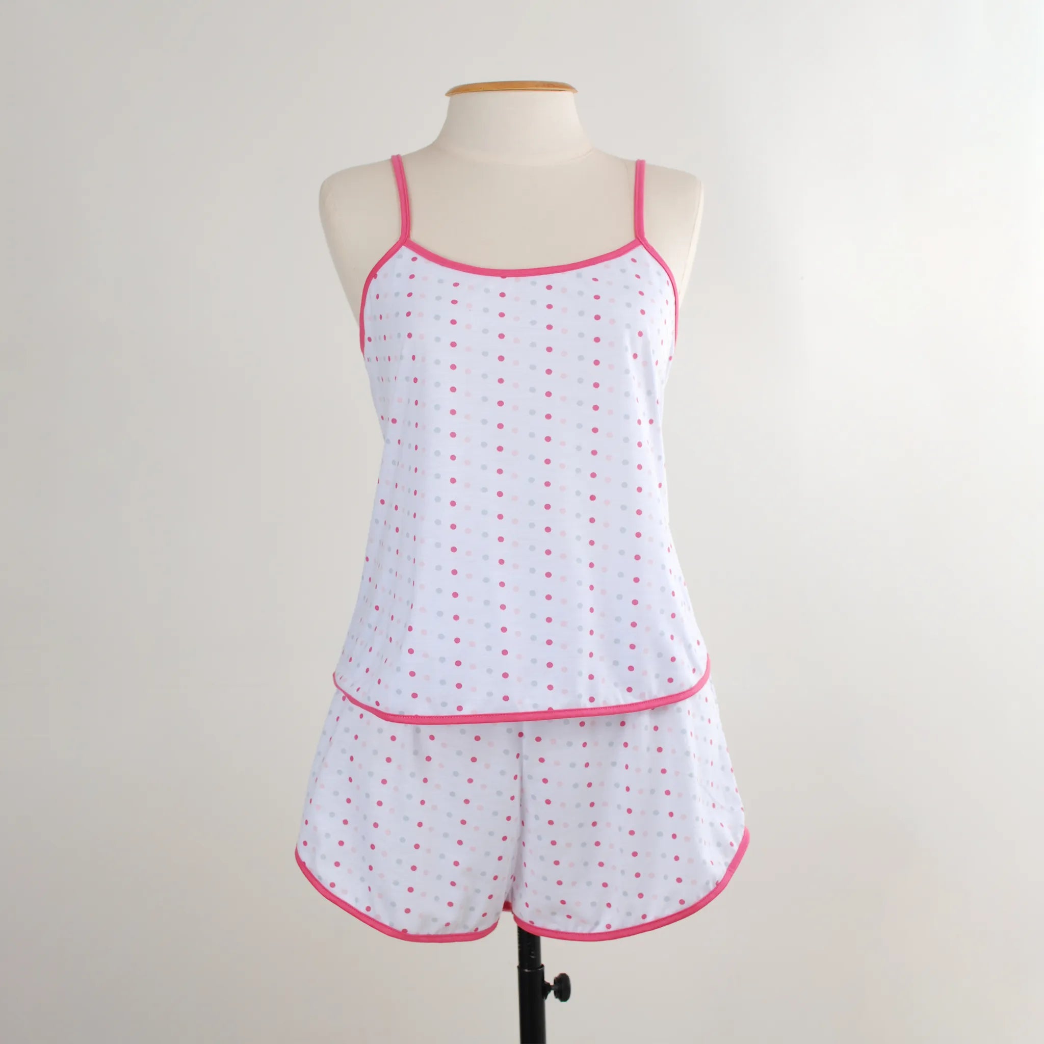Pijama Fem. Adulto Alça - Poá - 00206