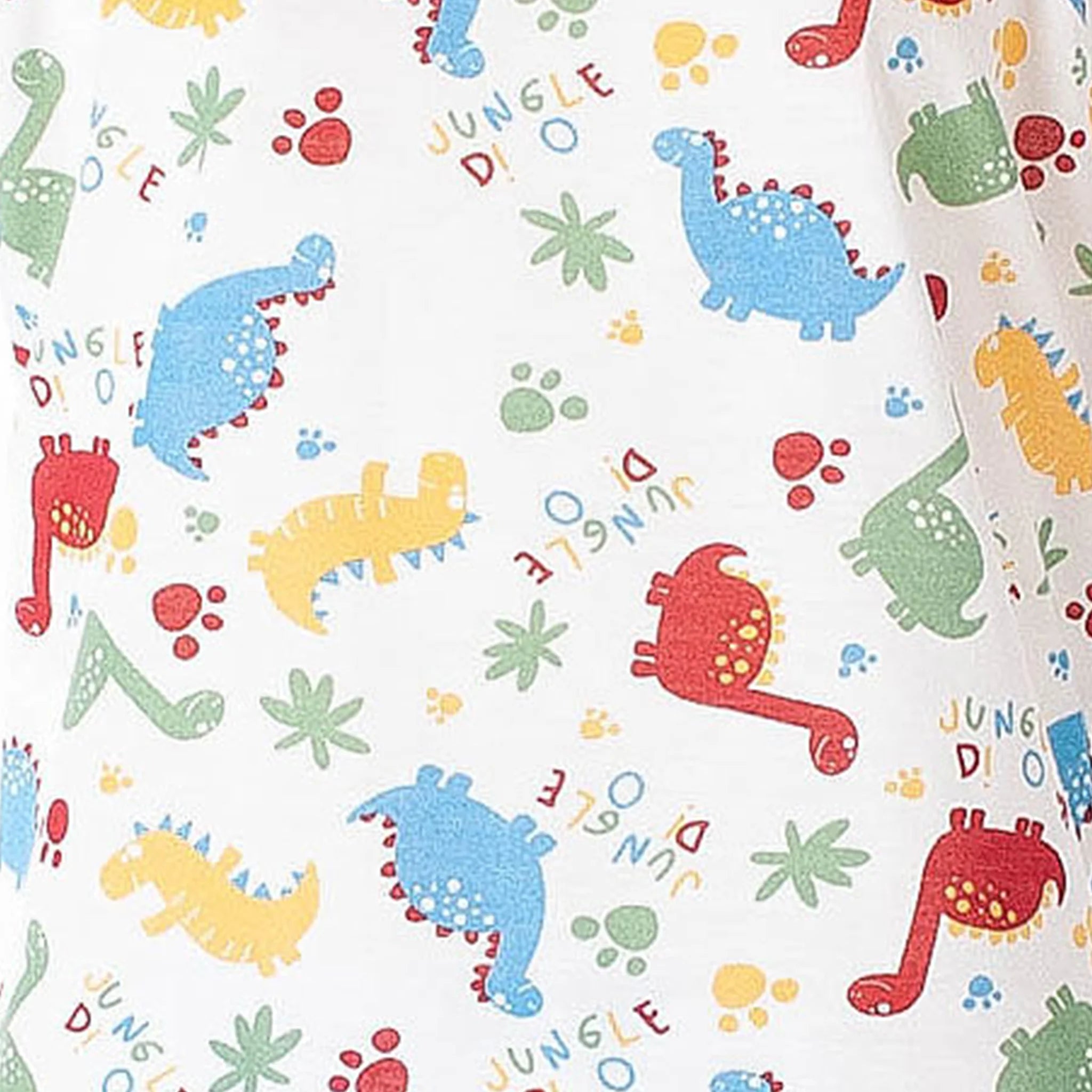 Pijama Longo Masculino Infantil - Estampa Jungle Dino - 028013