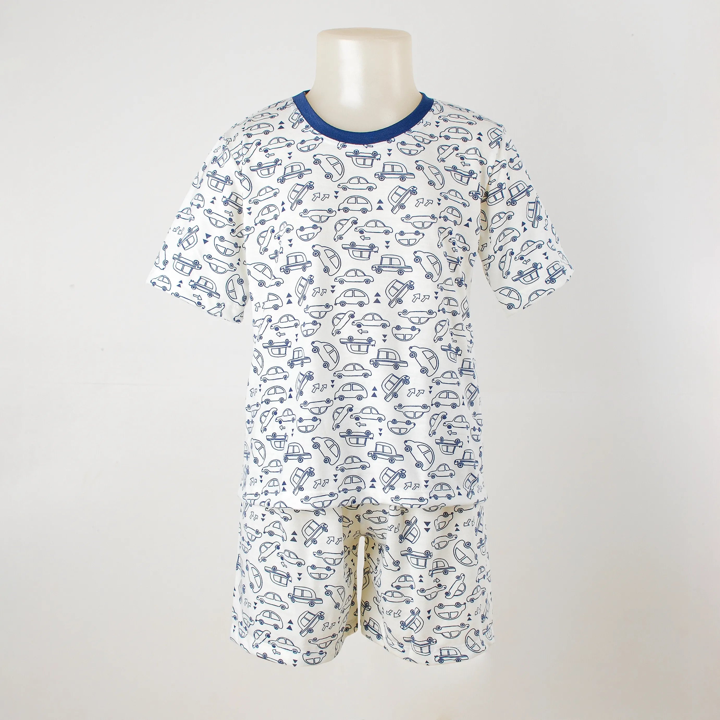 Pijama Camiseta Masc. Infantil - Carrinhos - 027007