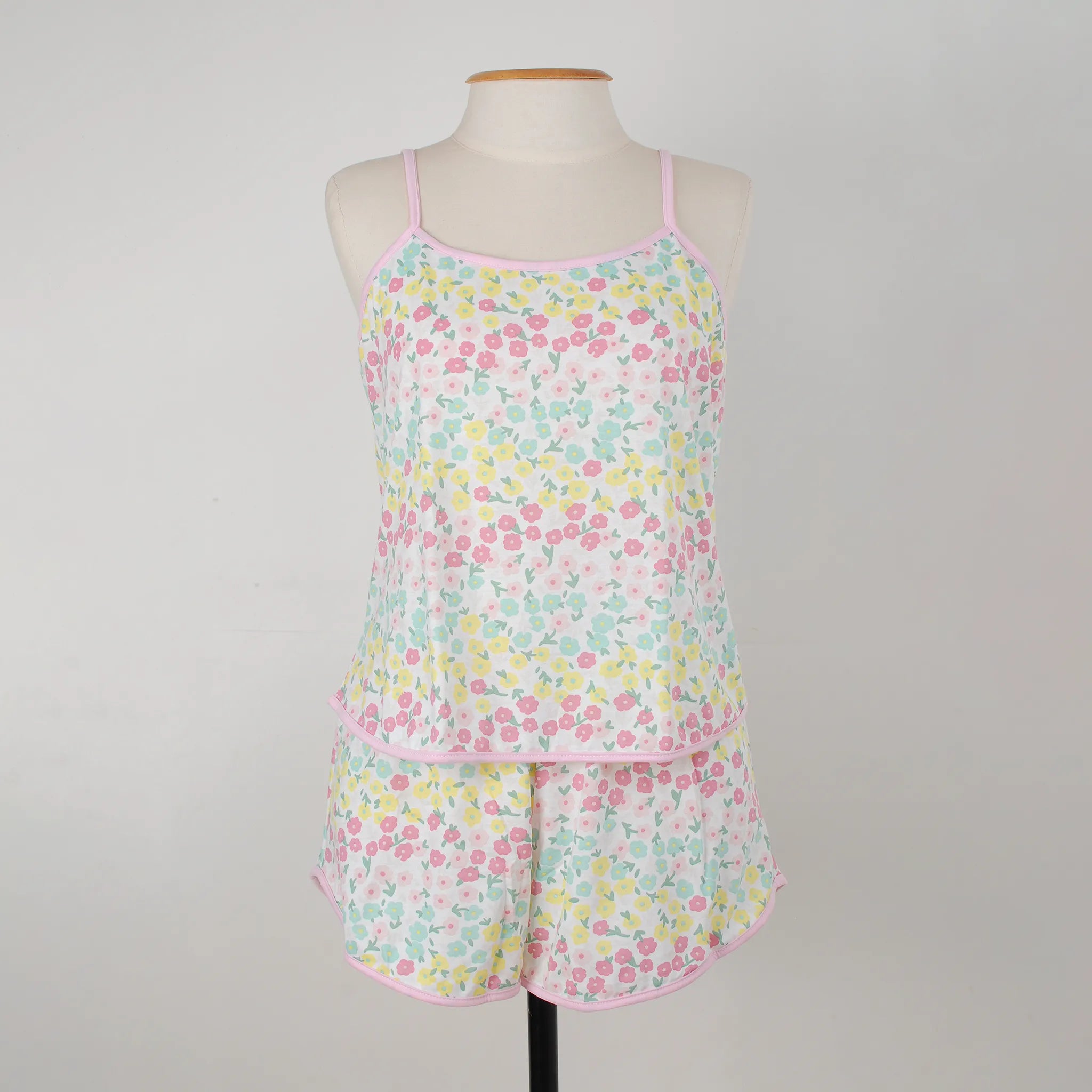 Pijama Fem. Adulto Alça - Jardim florido - 00203