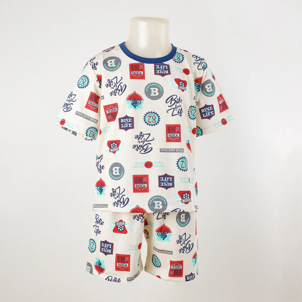 Pijama Camiseta Masc. Infantil - Bike for life - 027004