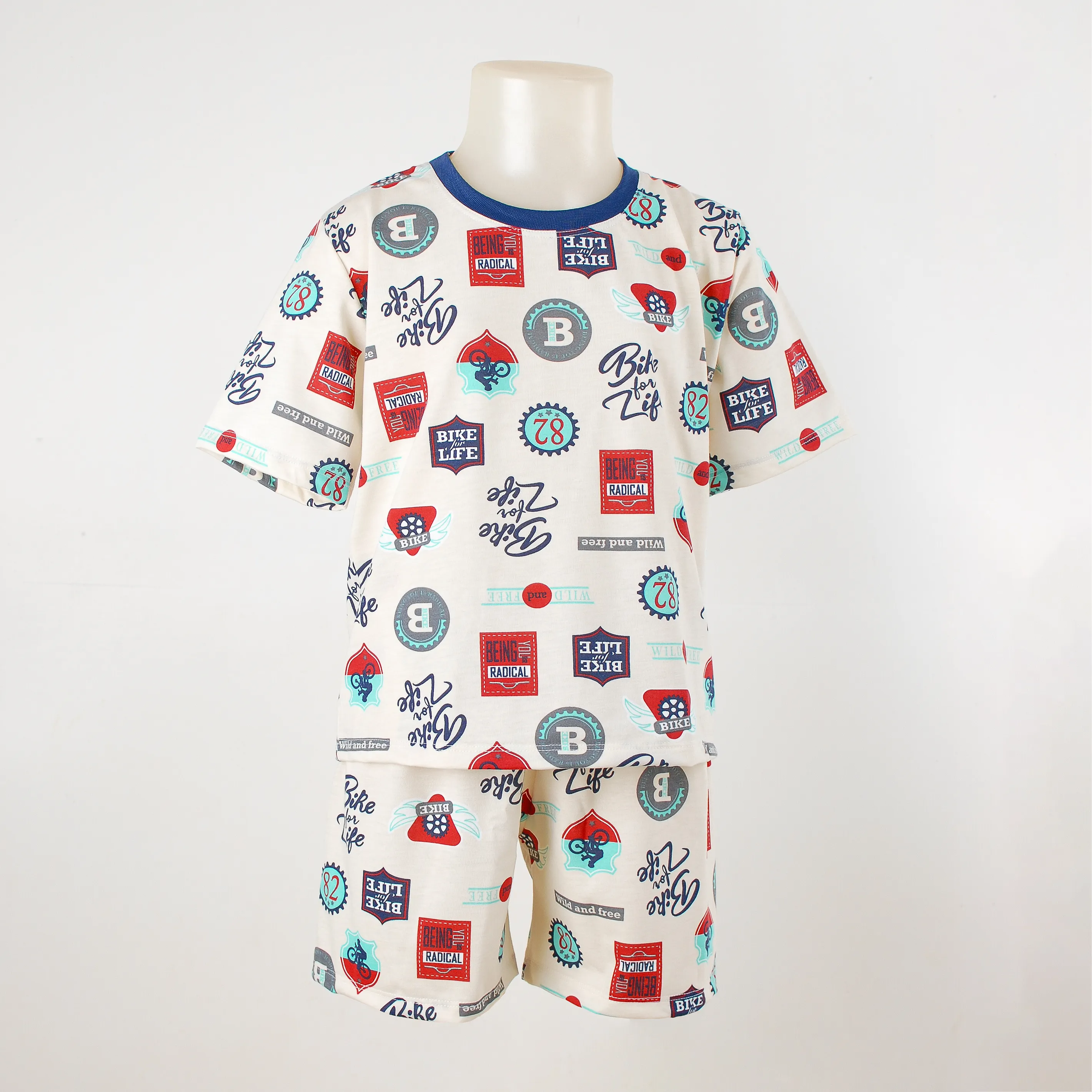 Pijama Camiseta Masc. Infantil - Bike for life - 027004