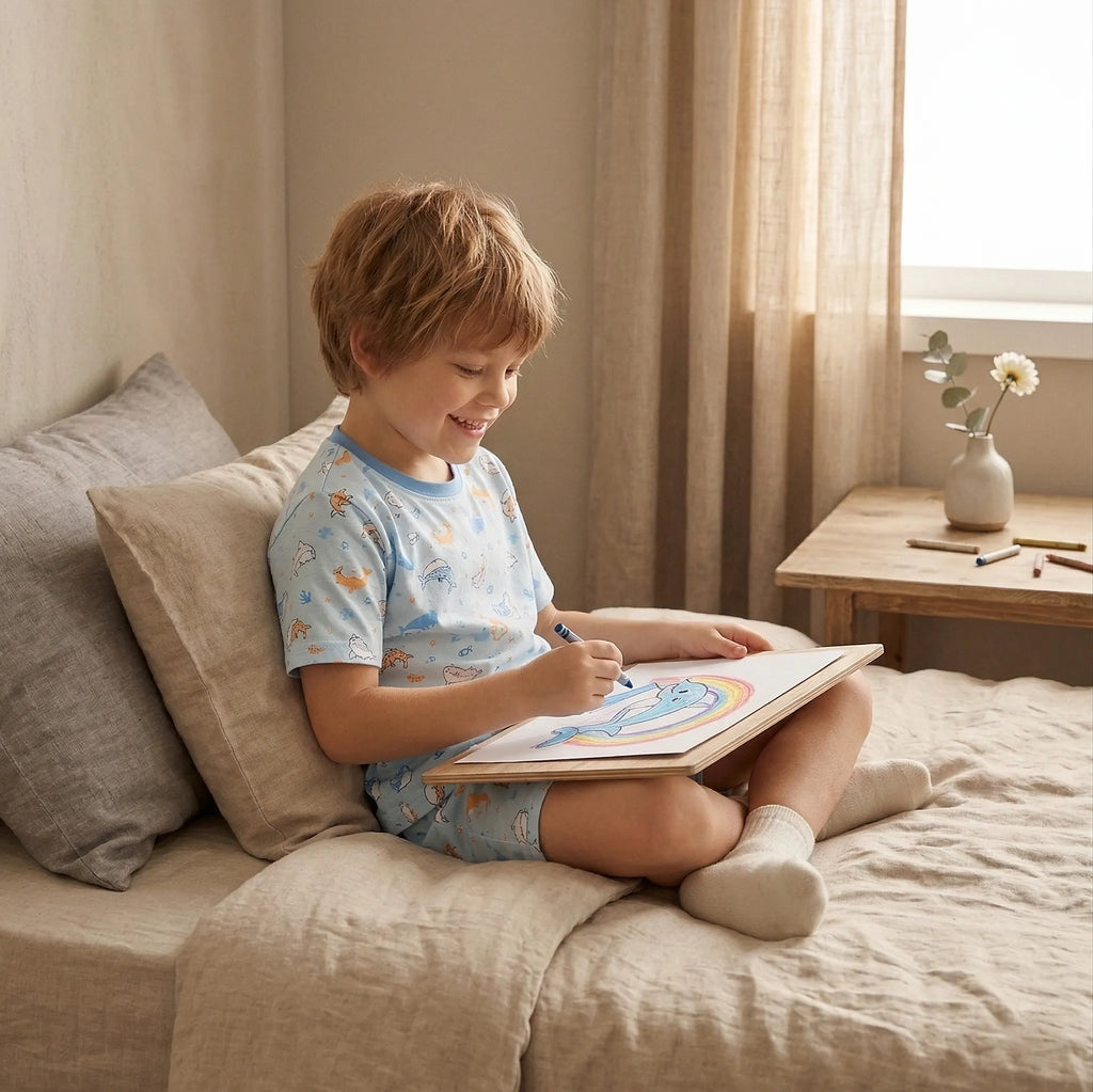 Pijama Camiseta Masc. Infantil - Tubarão - 027005