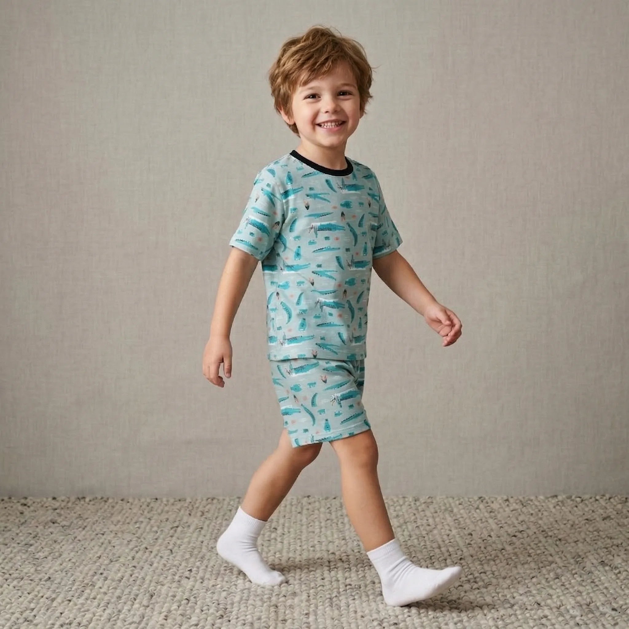 Pijama Camiseta Masc. Infantil - Jacaré - 027006