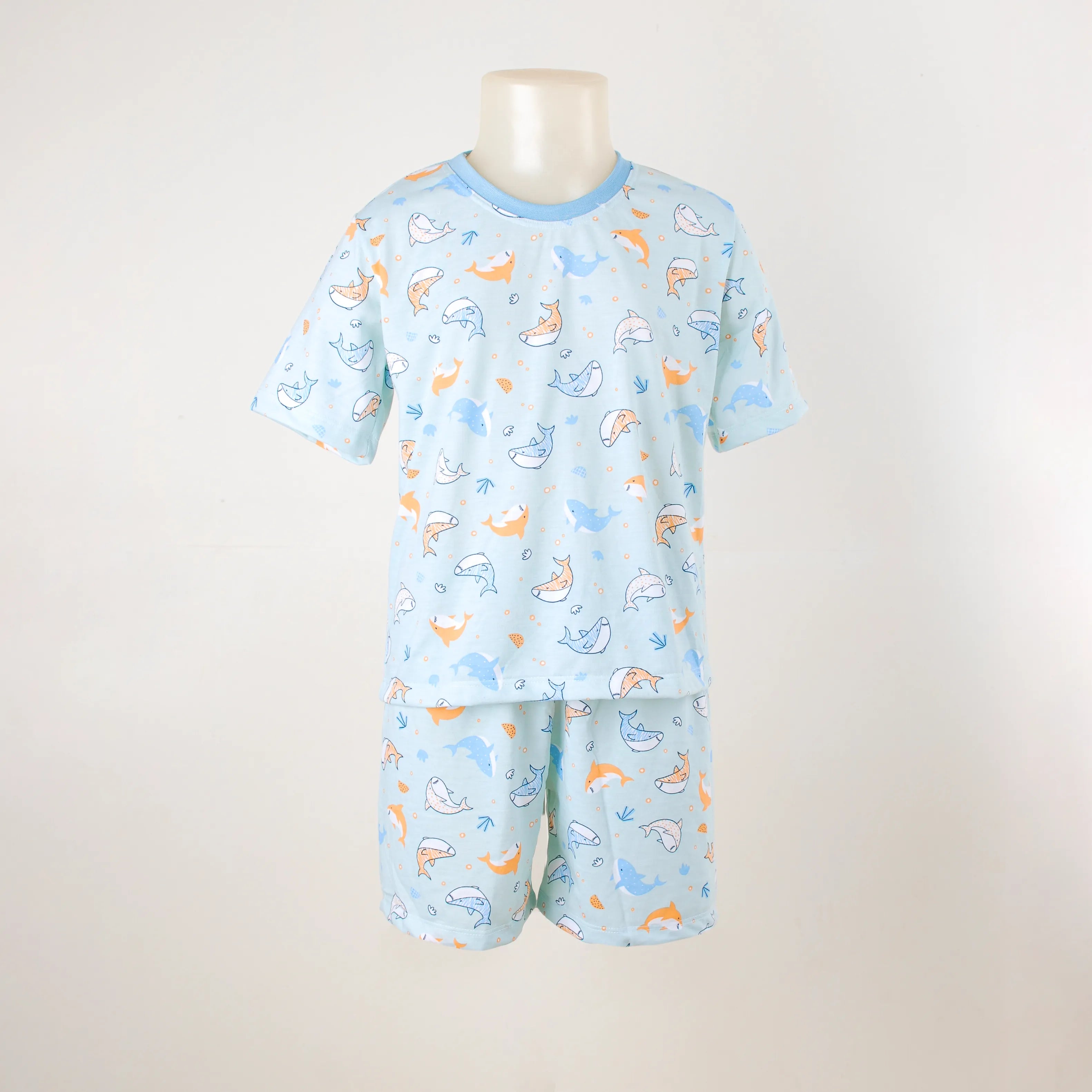 Pijama Camiseta Masc. Infantil - Tubarão - 027005