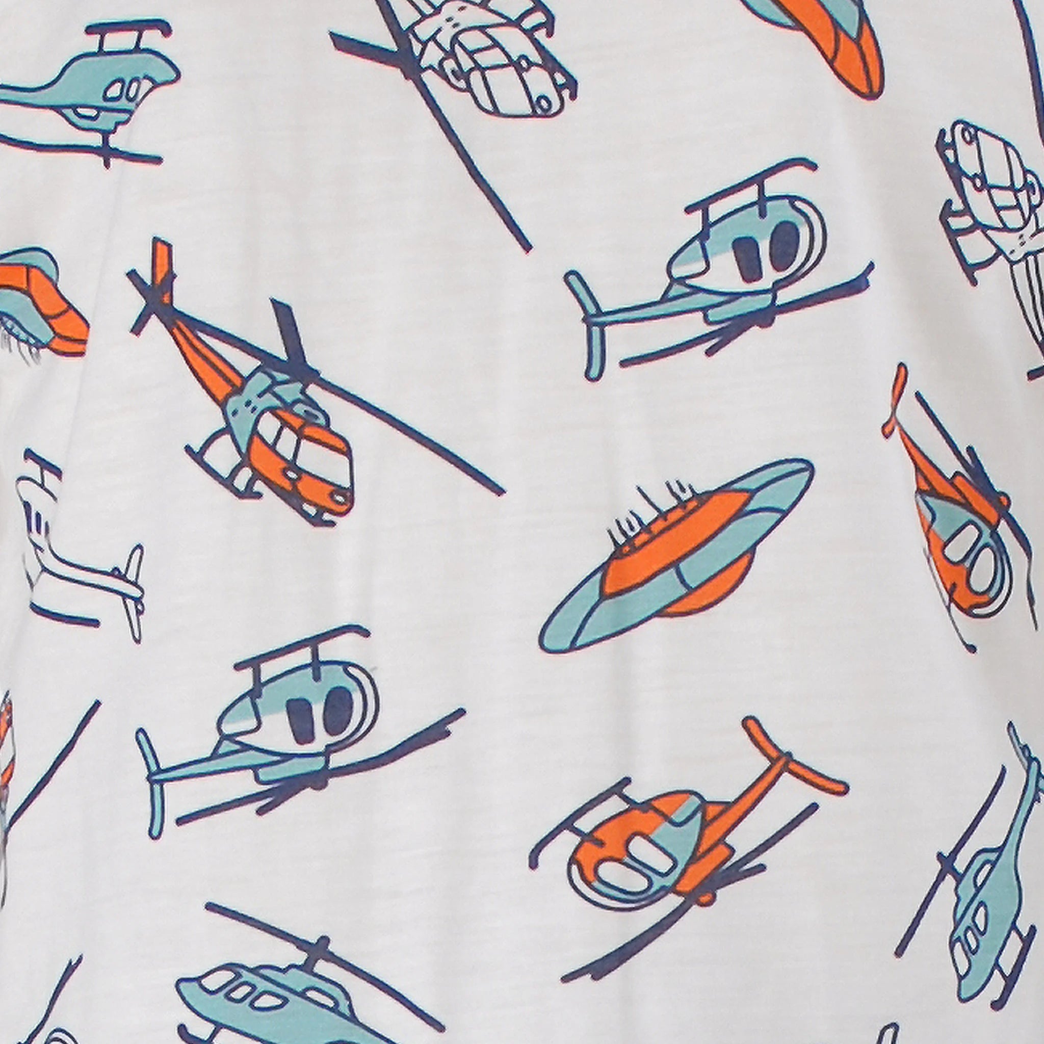 Pijama Longo Masculino Infantil - Estampa Helicoptero - 028005
