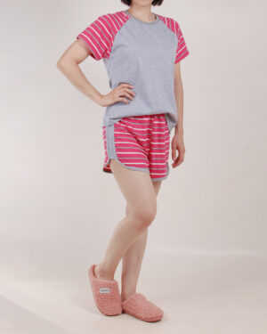 Pijama Raglan de Algodão - 035